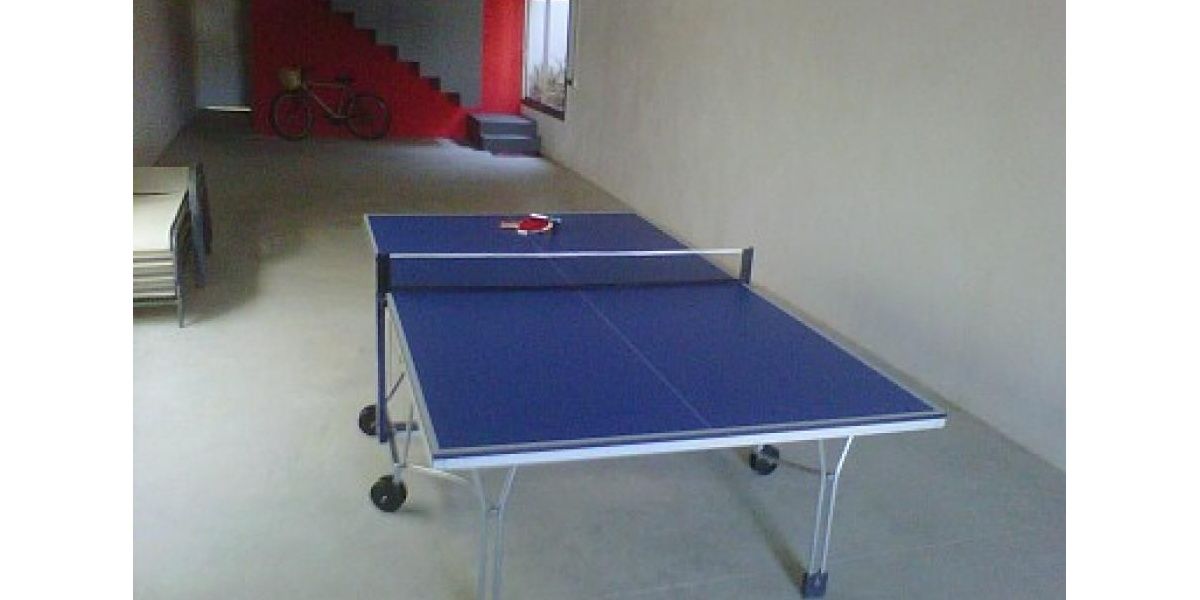 Mesa de ping-pong.