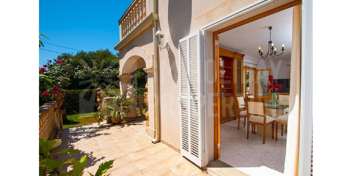 The house is surrounded by porches, terraces and garden with a great pool..